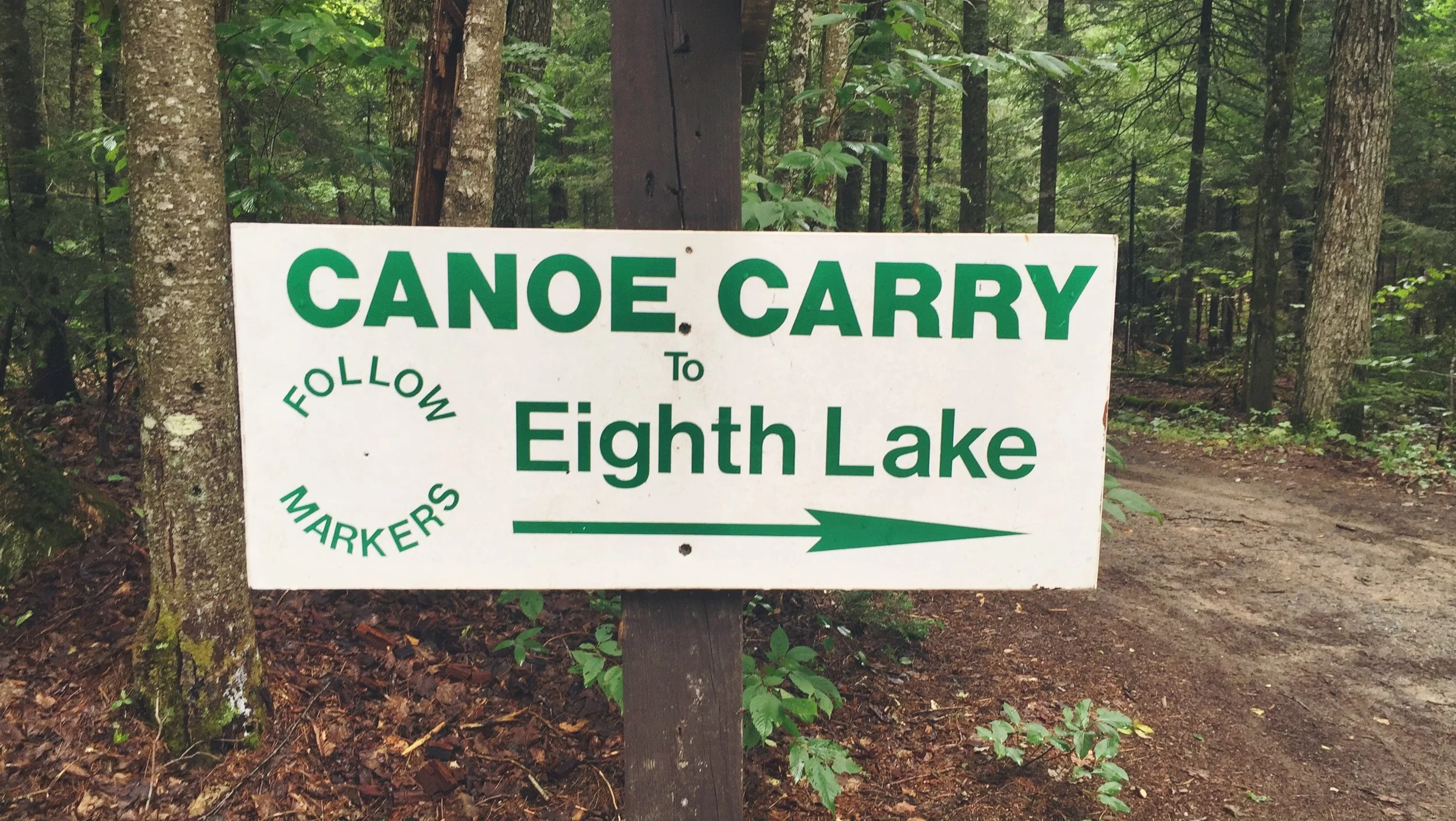 Our second carry of the trip, onto Eighth Lake