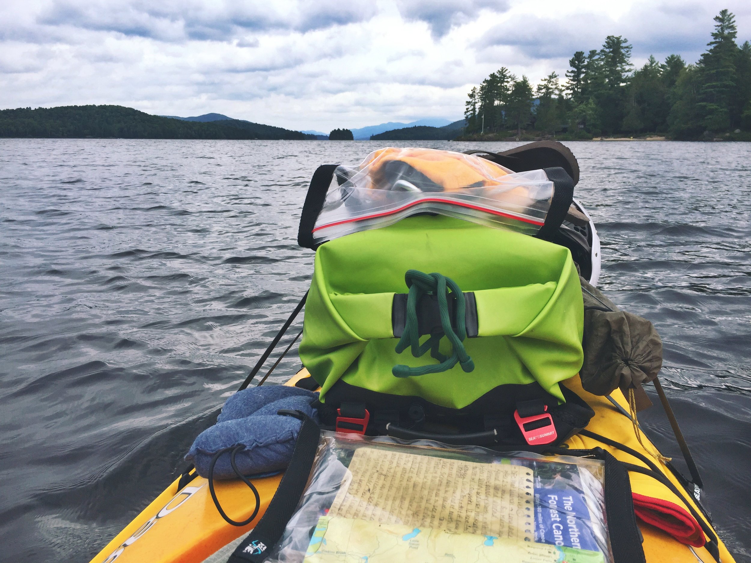 Paddling the rest of Long Lake felt odd after having a partner the previous five days.