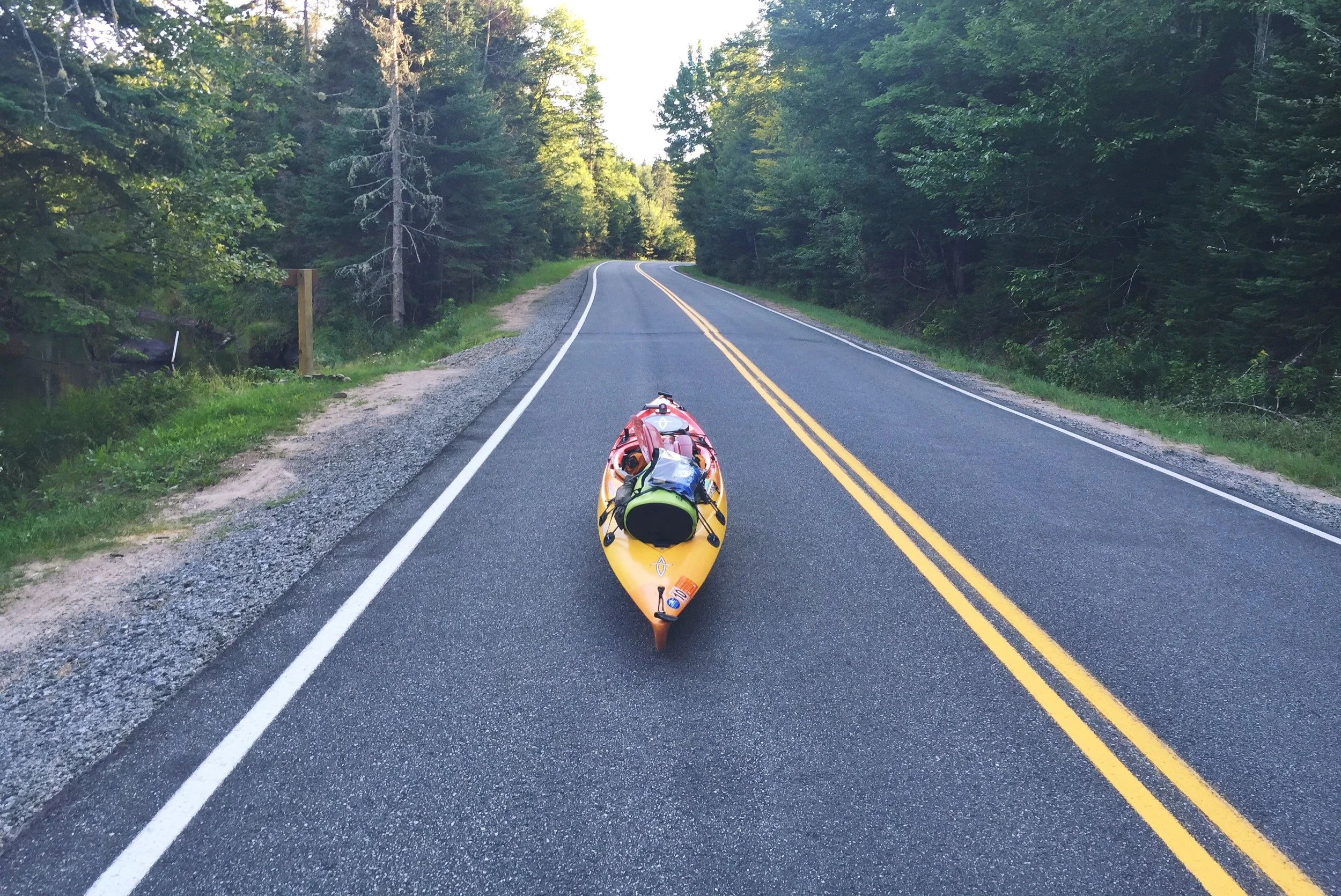 On the road again