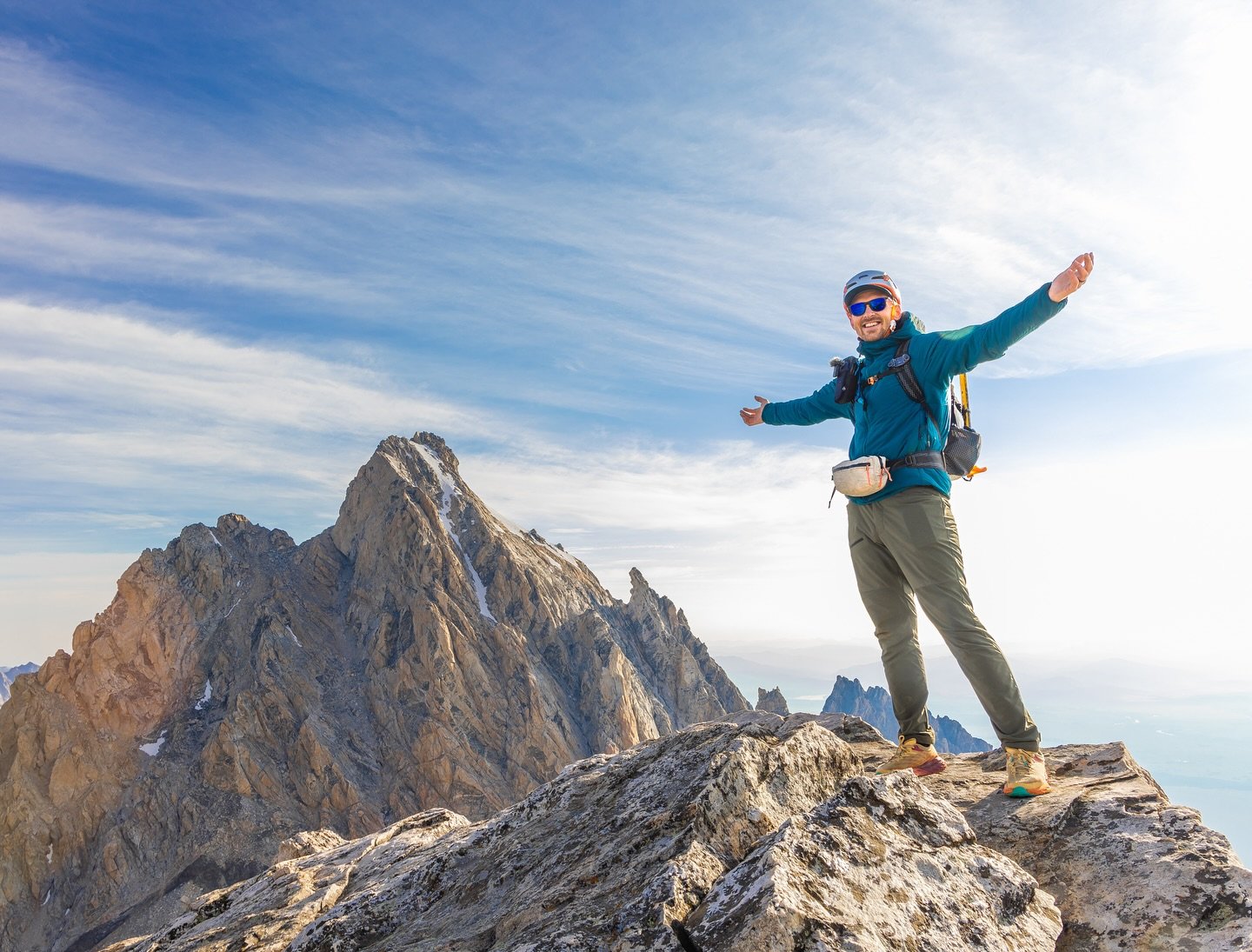 Five years ago Moose and I were married on the summit of the Grand Teton. On that day we promised each other a life filled with adventure. This year we returned to Wyoming to renew our vows to the mountains, summiting Middle and South Teton. Thank yo