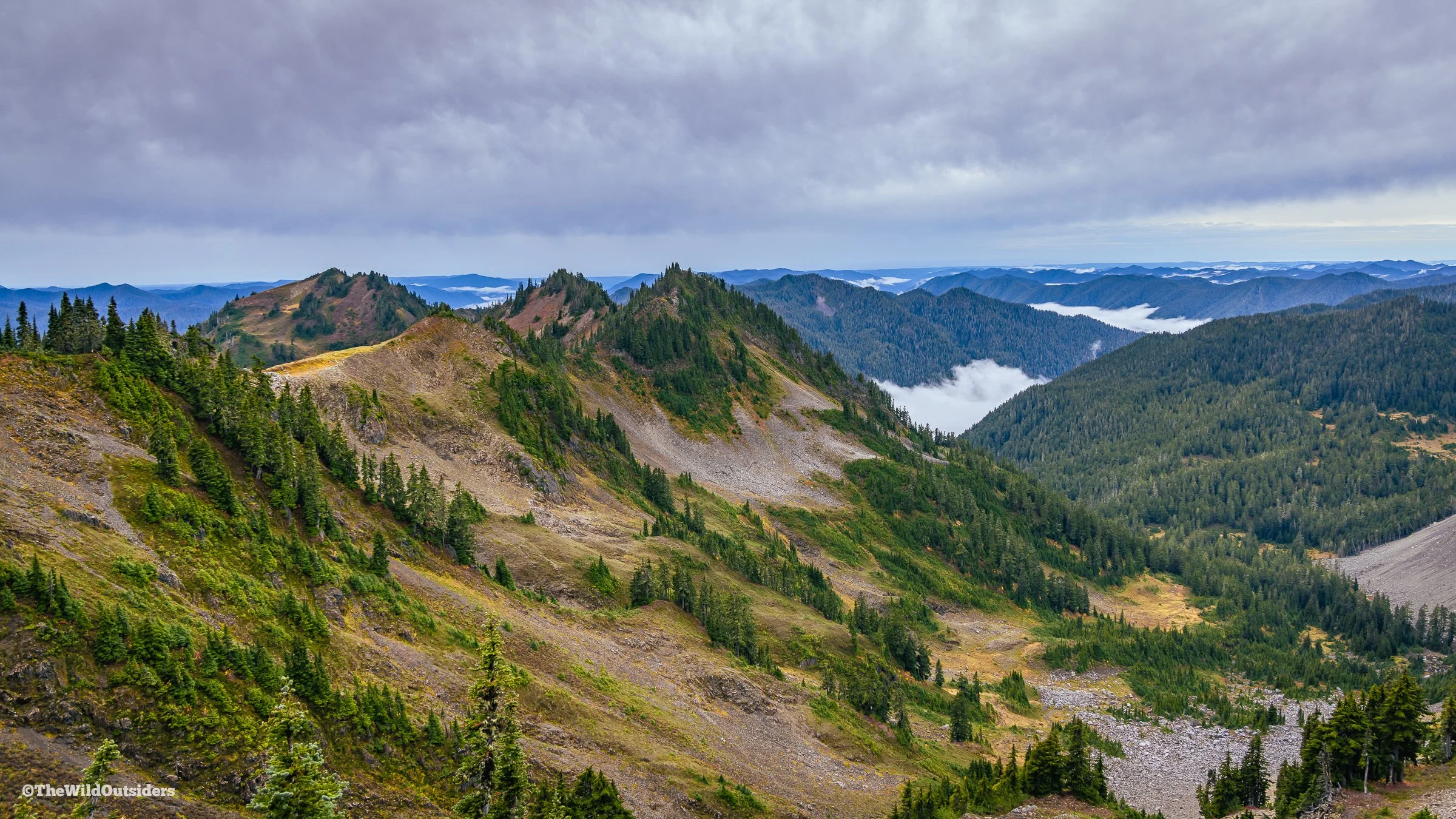 Duc Falls Seven Lakes Loop Olympic National Park High Divide Hike