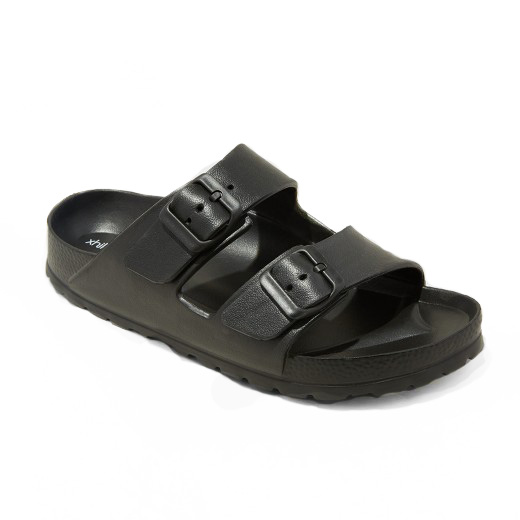 black birkenstock sandals rubber