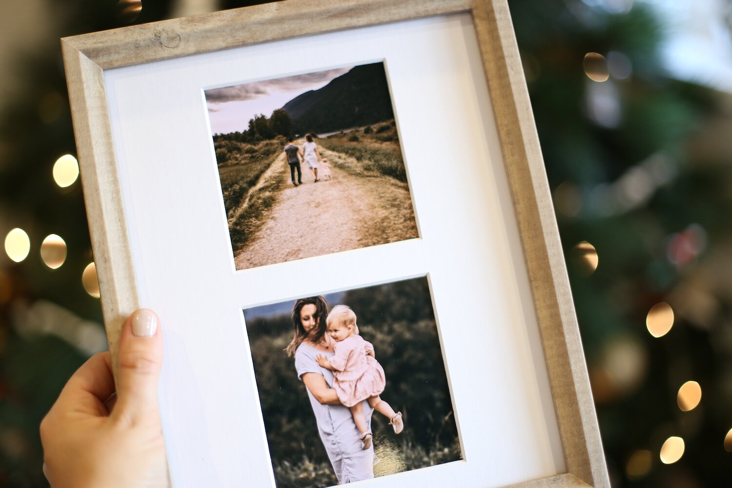DIY OVERSIZED MAT &amp; SQUARE FAMILY PHOTO FRAMES