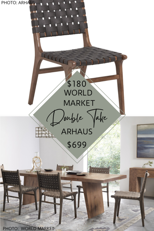 Arhaus Henry Dining Chair Dupe, World Market Console Table Dupe