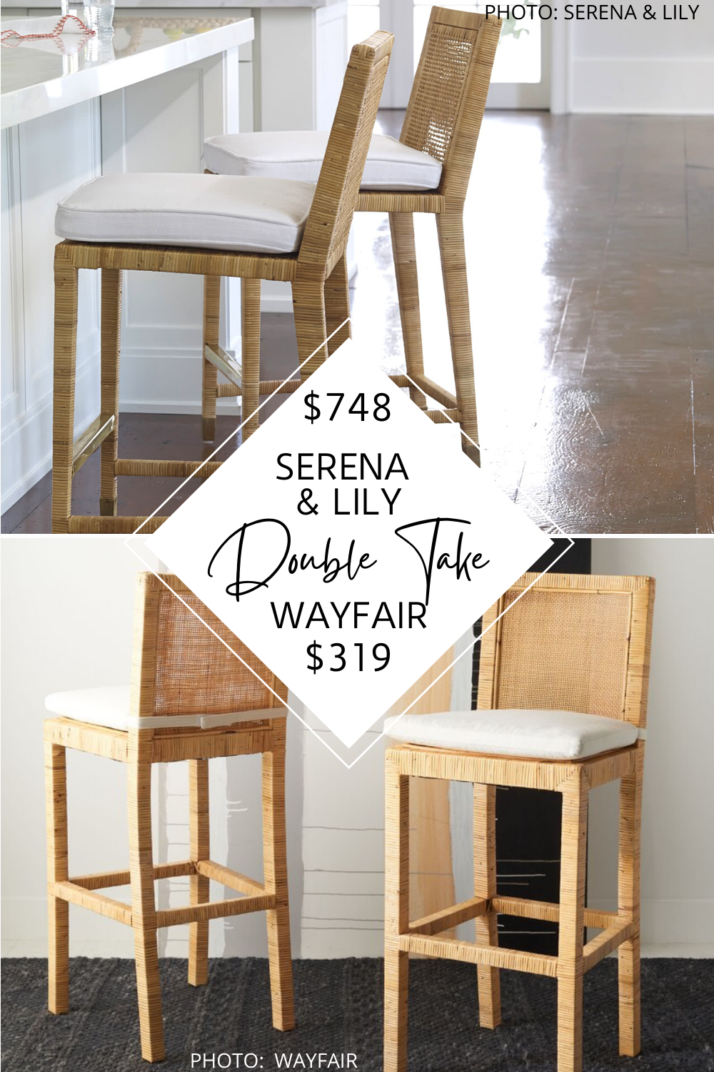 Lily Balboa Counter Stool Copycat, Serena And Lily Dining Chair Cushions