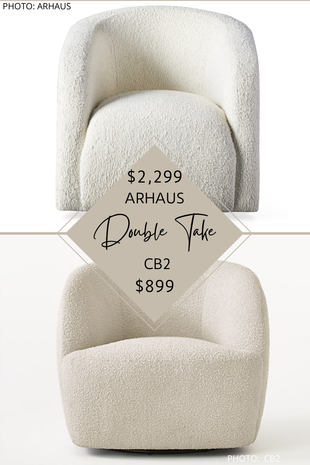 ARHAUS MERRILL SWIVEL CHAIR DUPE — KENDRA FOUND IT