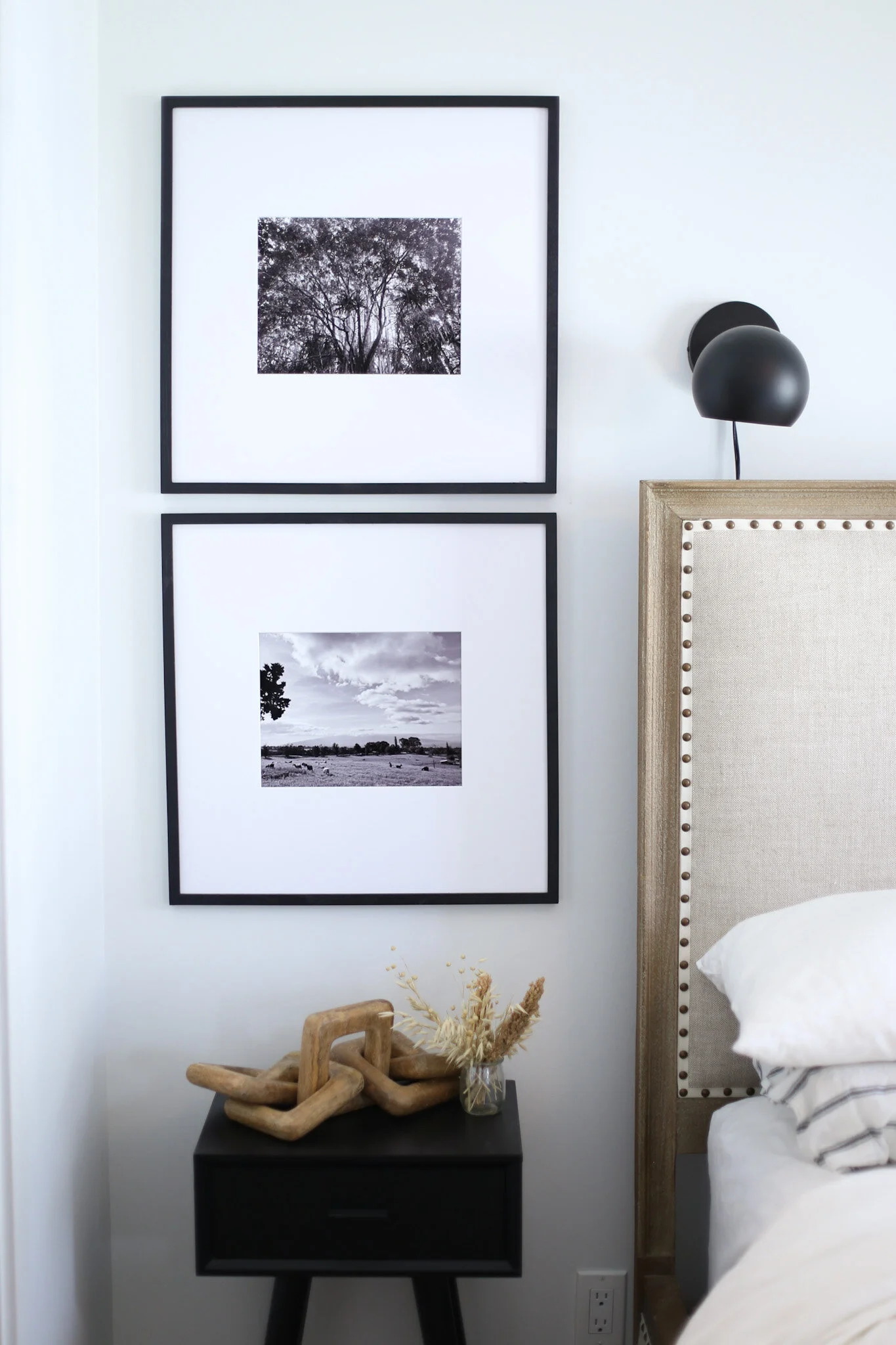FREE GALLERY WALL TEMPLATE: OVERSIZED MAT SQUARE FRAMES