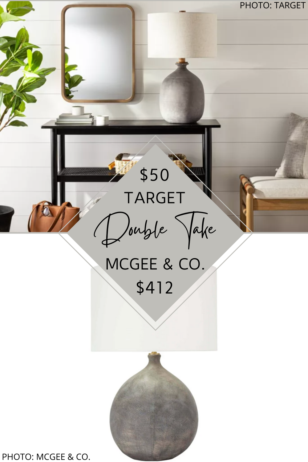 SPLURGE AND SAVE: MCGEE AND CO. DOVER CERAMIC TABLE LAMP DUPE