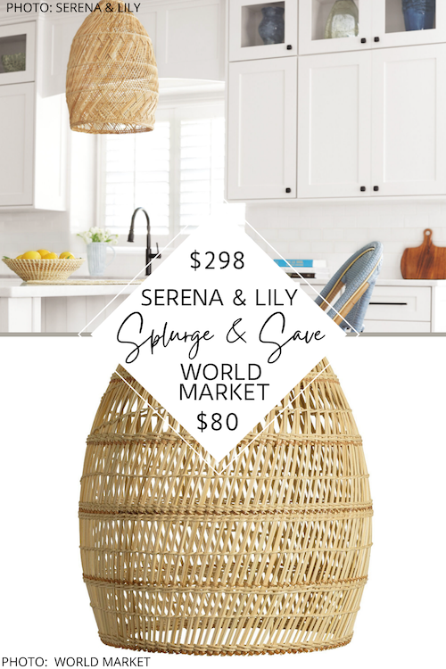 SPLURGE AND SAVE: SERENA AND LILY NATURAL HEADLANDS BELL PENDANT