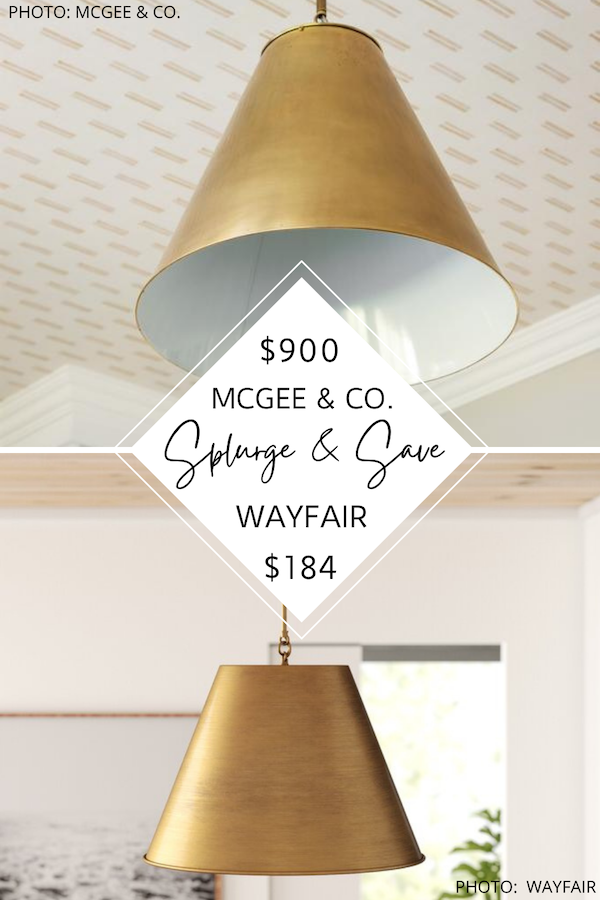 SPLURGE AND SAVE: MCGEE AND CO. GOODMAN PENDANT DUPE