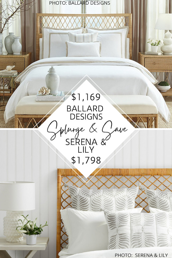 Serena And Lily Avalon Bed Dupe, Serena And Lily Twin Beds