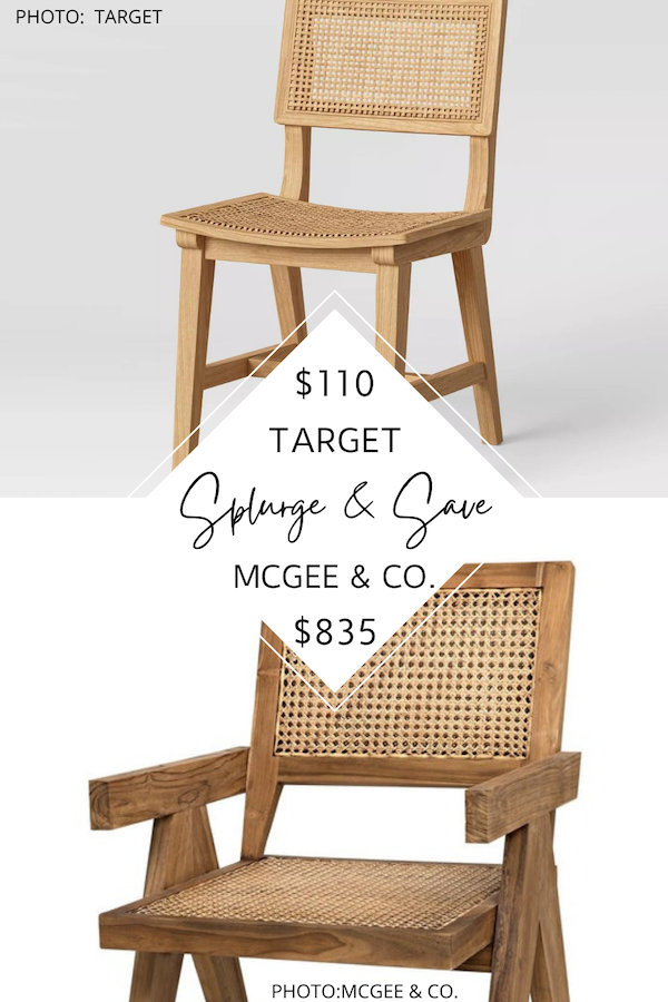 SPLURGE AND SAVE: MCGEE AND CO. JUDY CHAIR DUPE