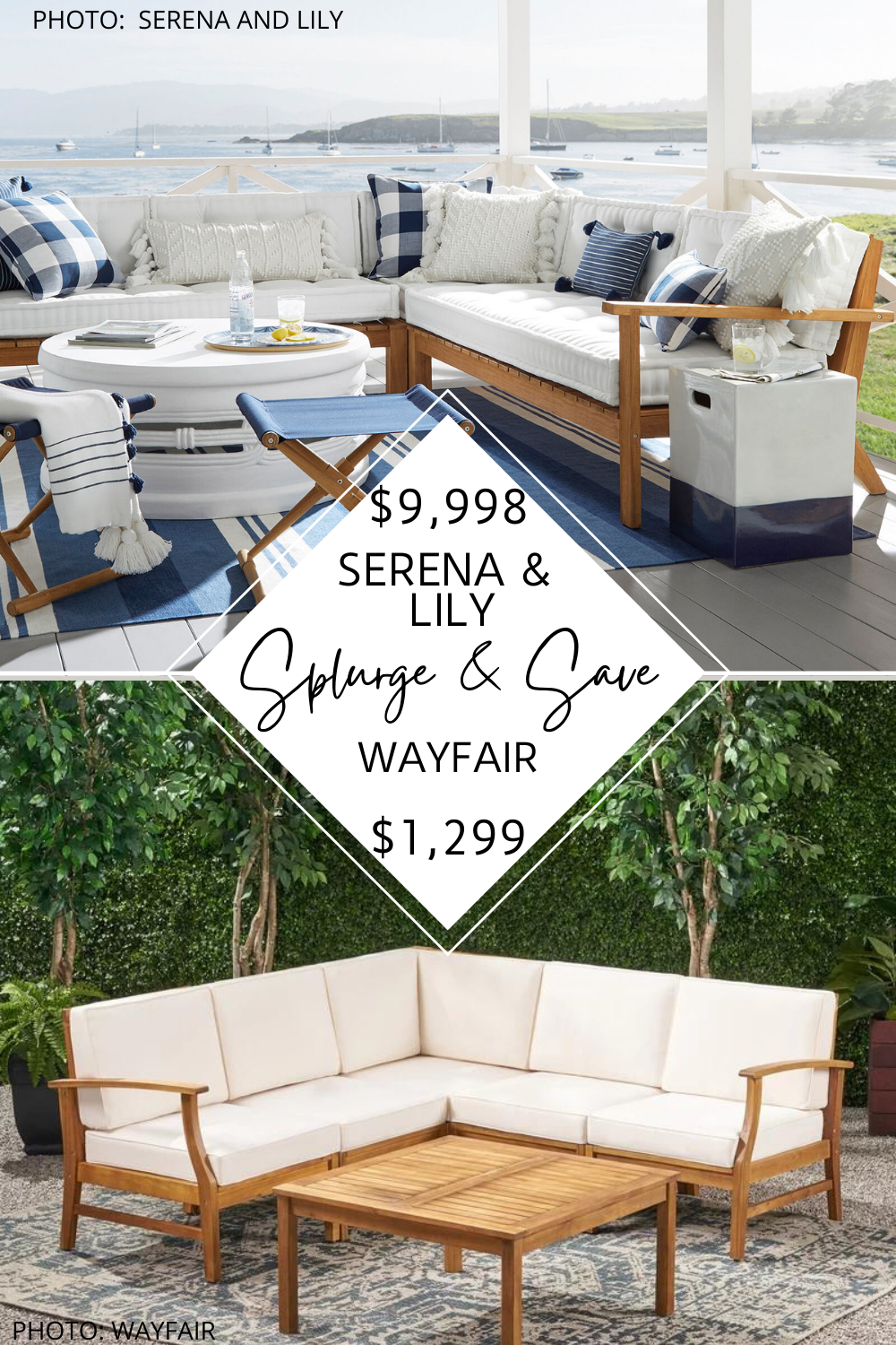 SPLURGE AND SAVE: SERENA AND LILY CLIFFSIDE PATIO SET DUPE