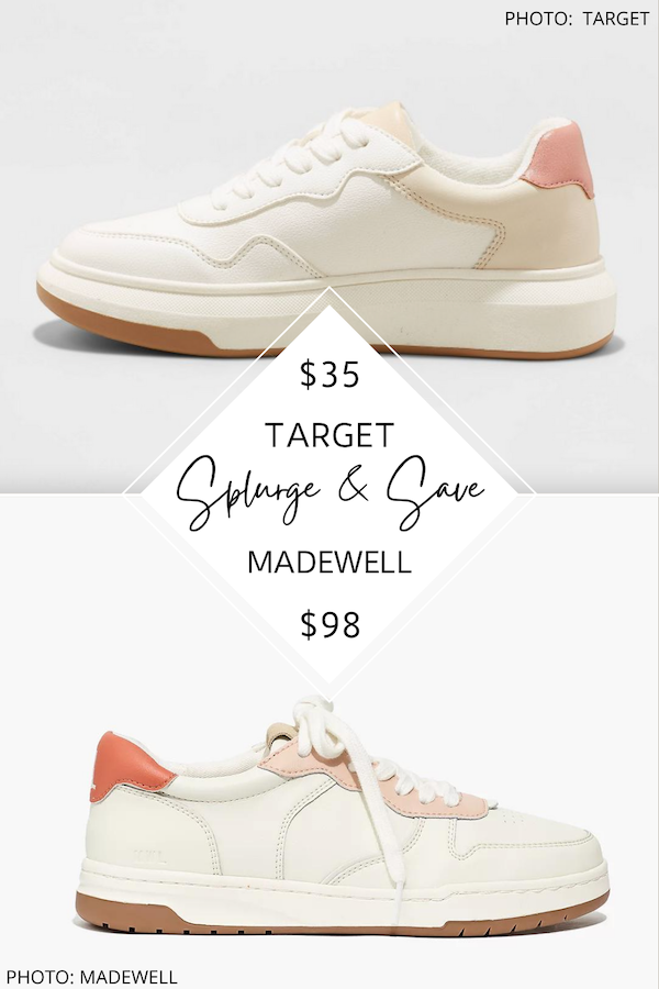 MADEWELL COURT LOW-TOP SNEAKERS DUPE — KENDRA FOUND IT