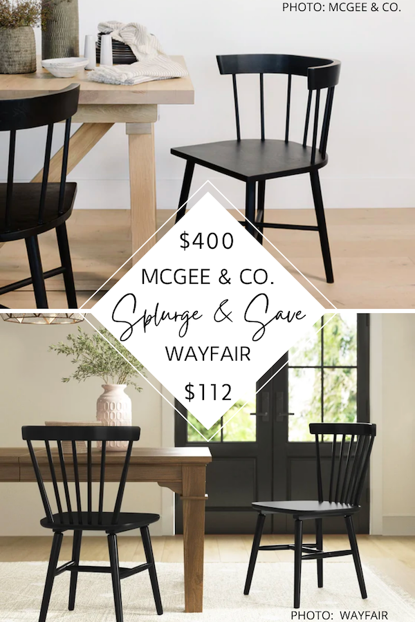 SPLURGE AND SAVE: MCGEE AND CO. REEVES CHAIR DUPE