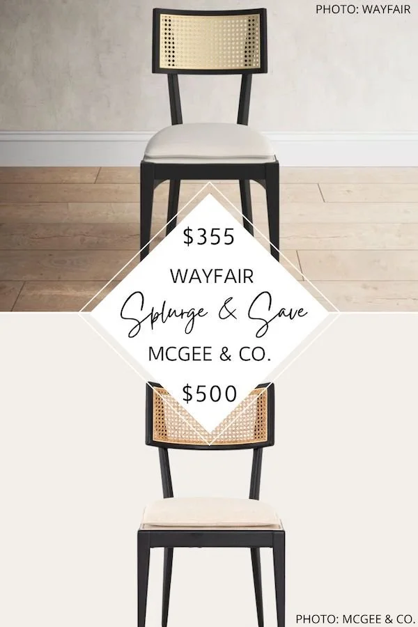 SPLURGE AND SAVE: MCGEE AND CO. ODELLE CHAIR DUPE