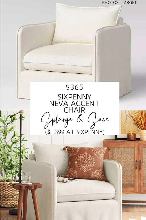 SPLURGE AND SAVE: SIXPENNY NEVA CHAIR DUPE