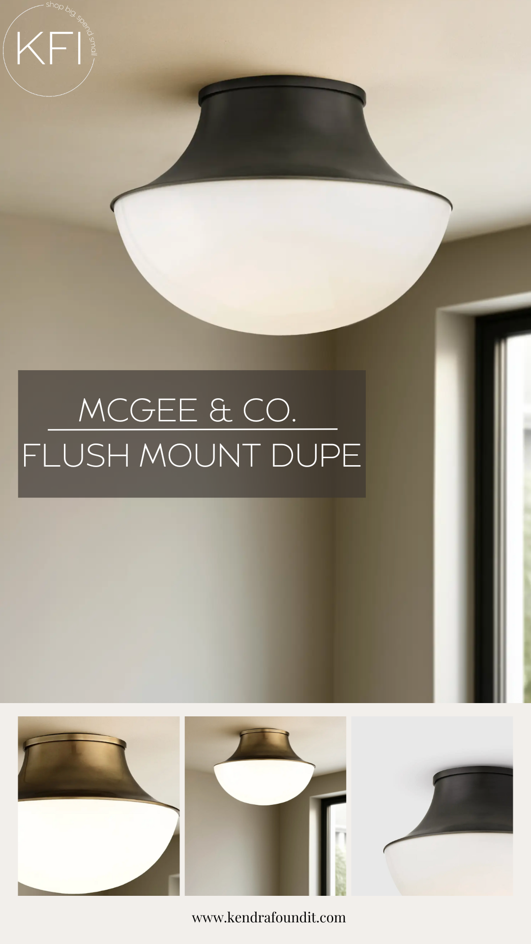 mcgee and co. lettie flush mount dupe from quince