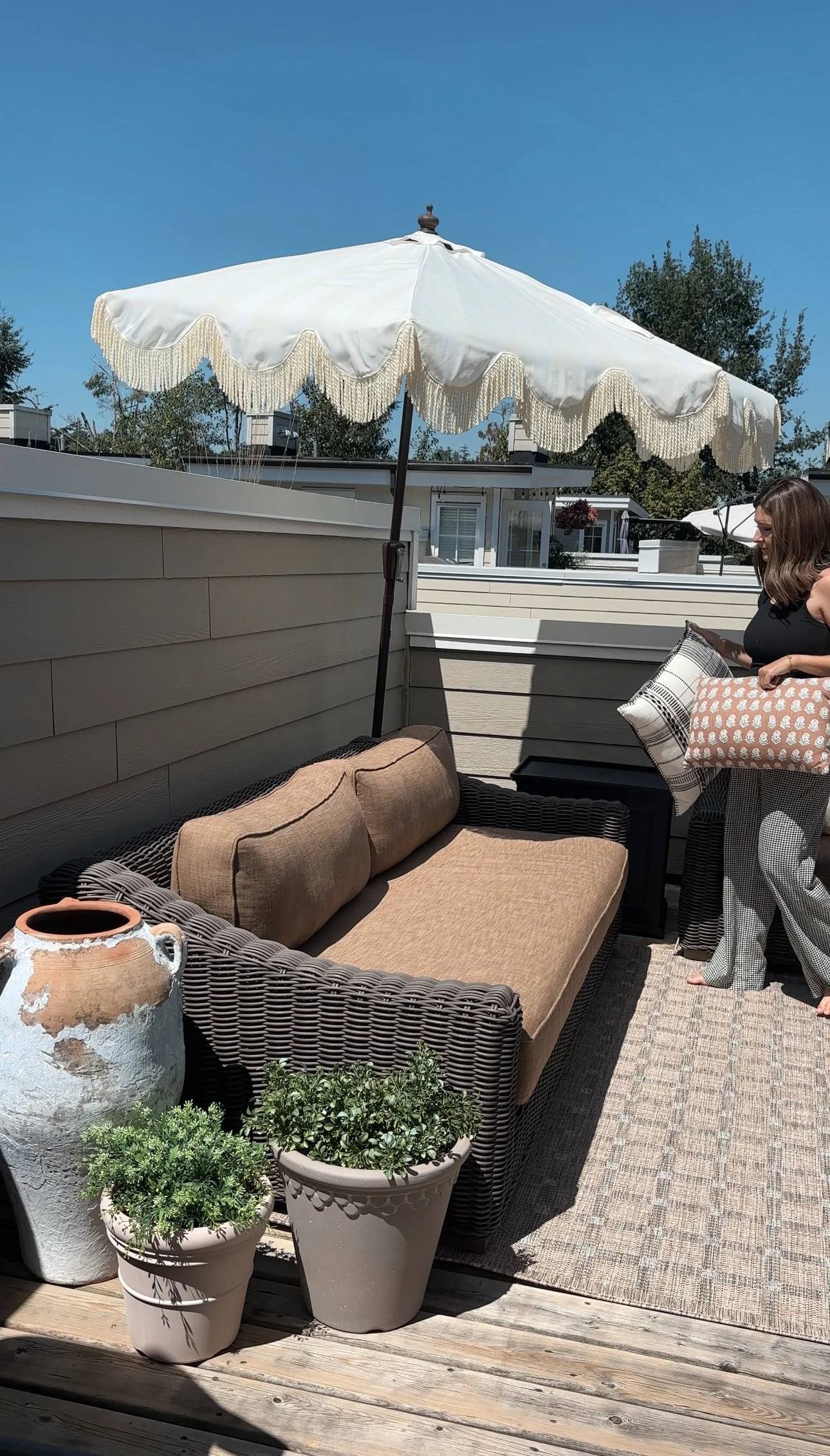 My Favorite New Outdoor Rug: Amber Lewis x Loloi Topanga in Natural/Bone