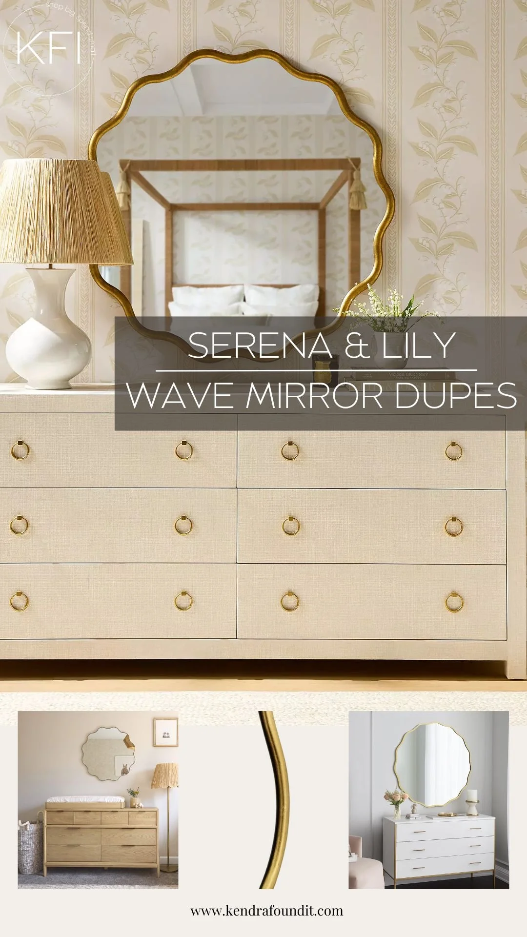 Serena and Lily Wave Mirror Dupe