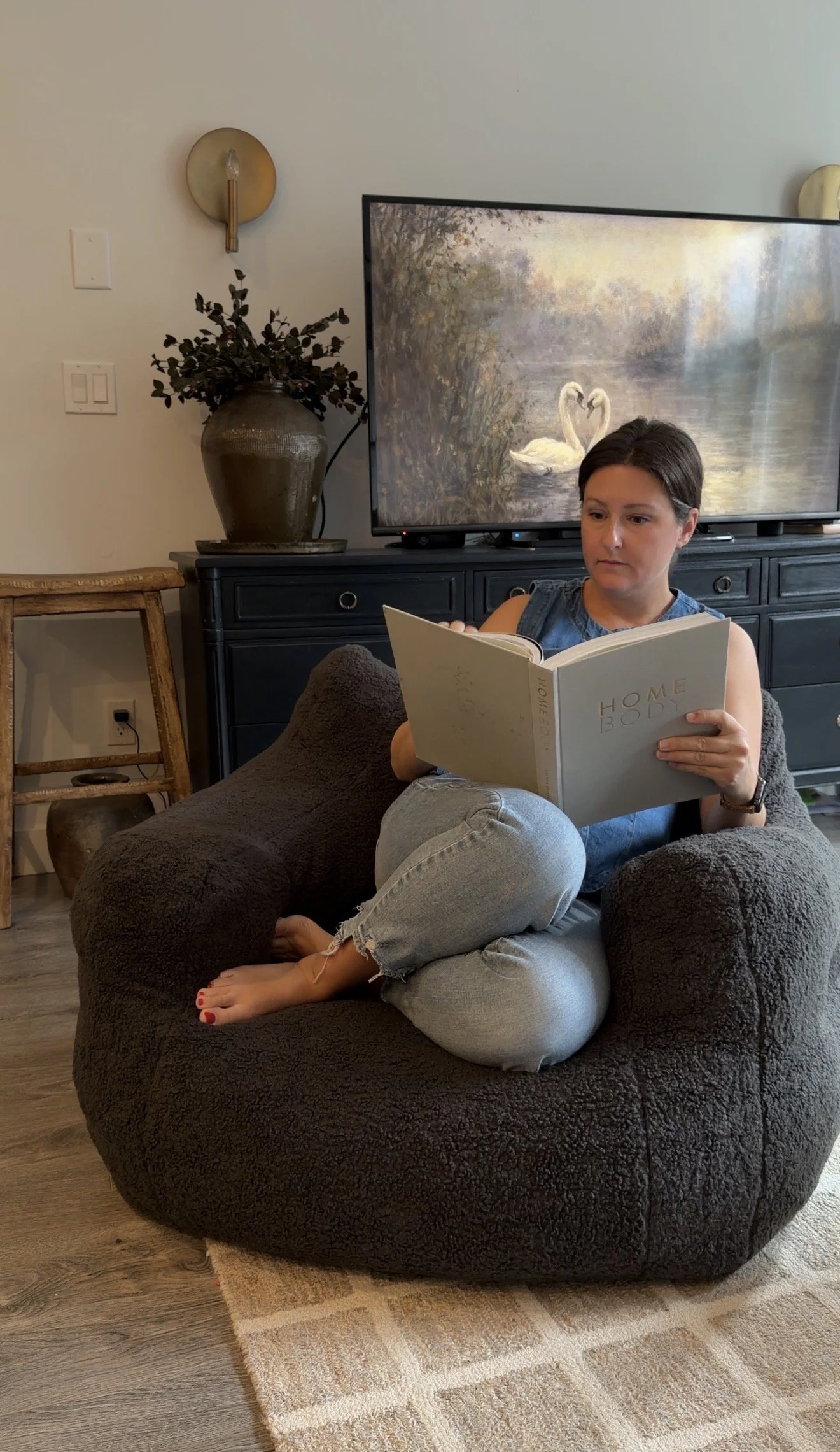 Teddy Fabric Bean Bag Chair: The Cozy Reading Nook Seat Kids Love