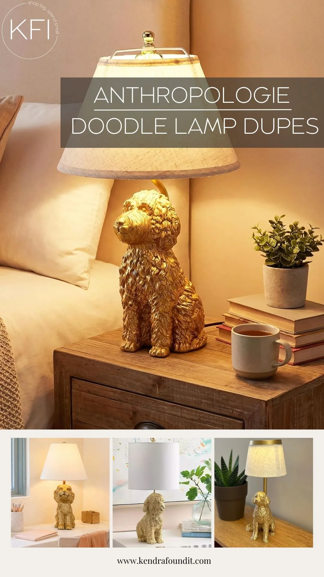 anthropologie doodle lamp dupes