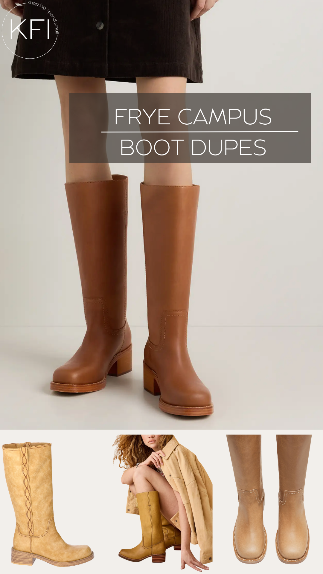The Best Frye Boot Dupes Finds for the Frye Campus Boot (From $45)