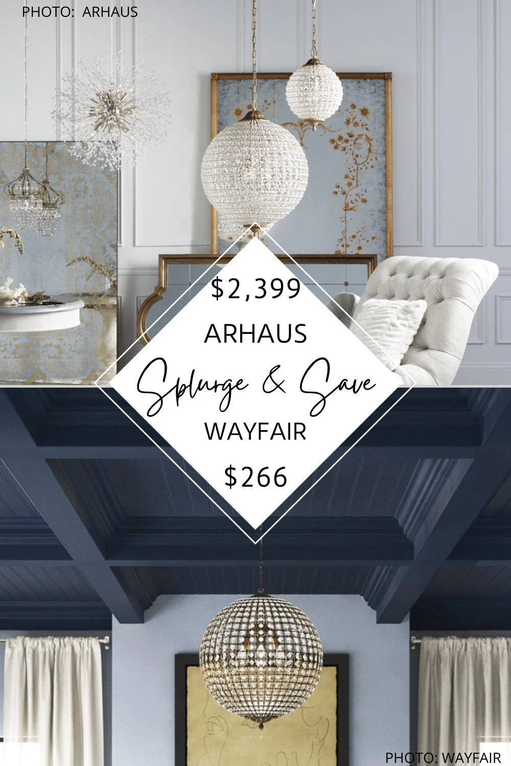 ARHAUS POPPY CHANDELIER DUPE — KENDRA FOUND IT