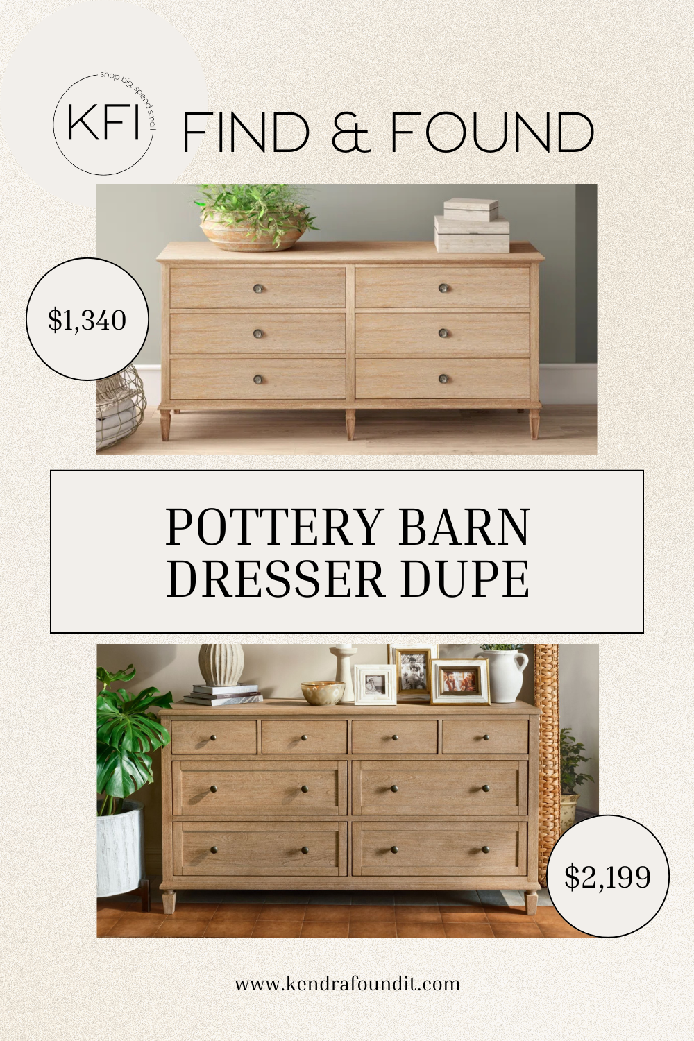 Pottery Barn Dresser Dupes