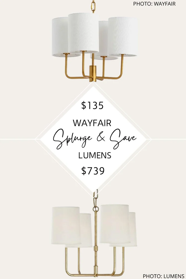 MCGEE & CO VISUAL COMFORT GO LIGHTLY CHANDELIER DUPE — KENDRA FOUND IT