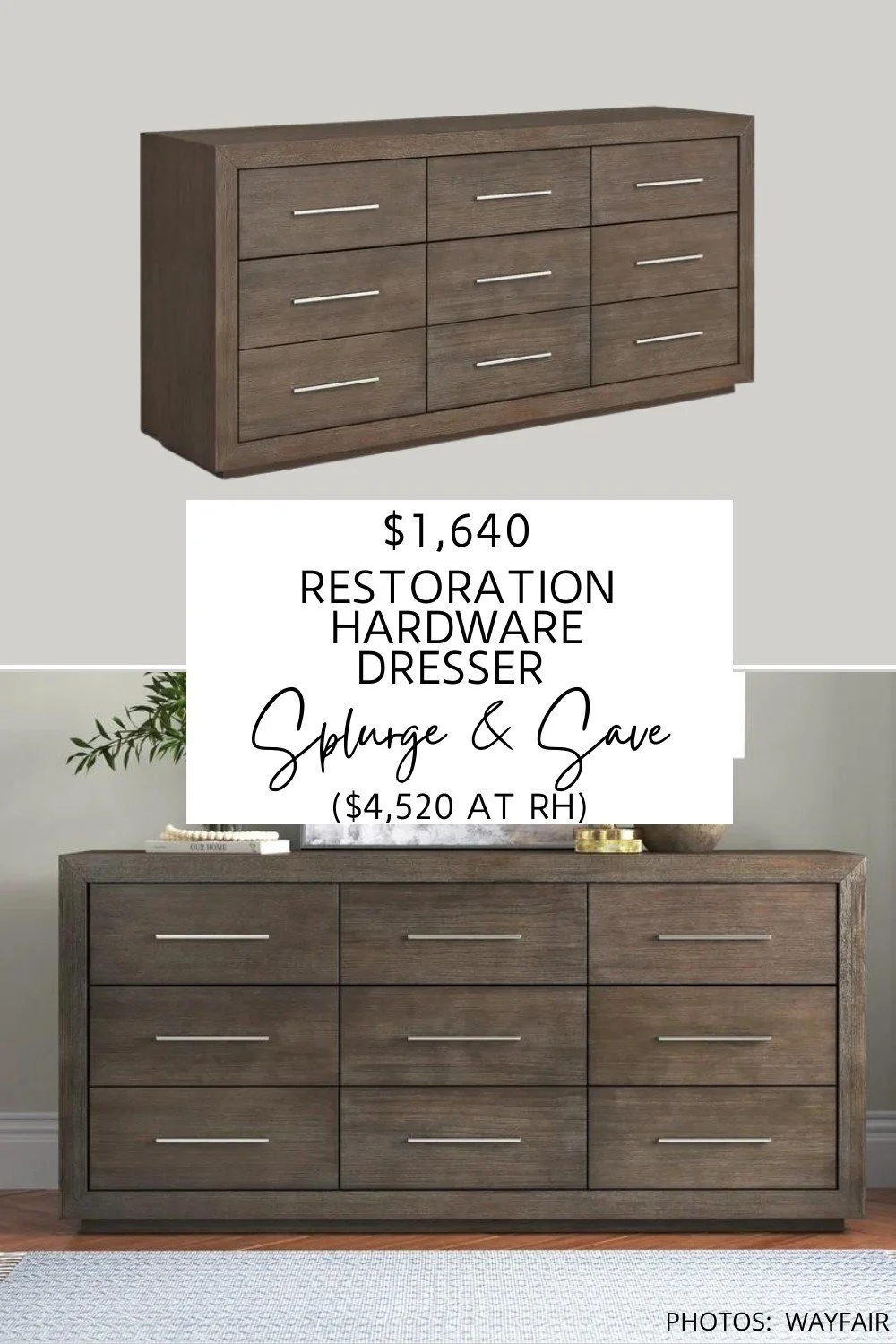 RESTORATION HARDWARE MACHINTO 6DRAWER DRESSER DUPE — KENDRA FOUND IT