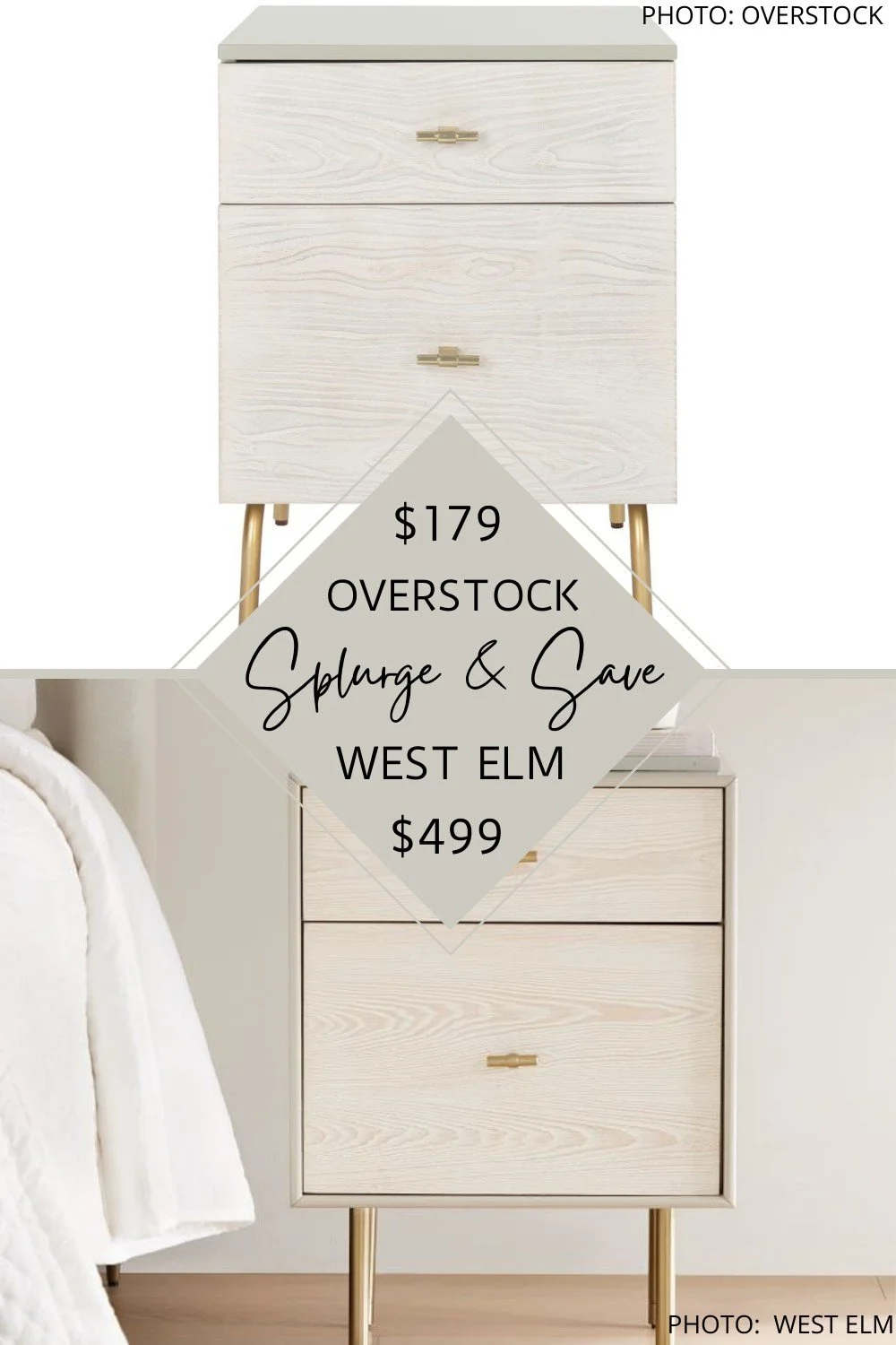WEST ELM MODERNIST WOOD & LACQUER NIGHTSTAND DUPE — KENDRA FOUND IT