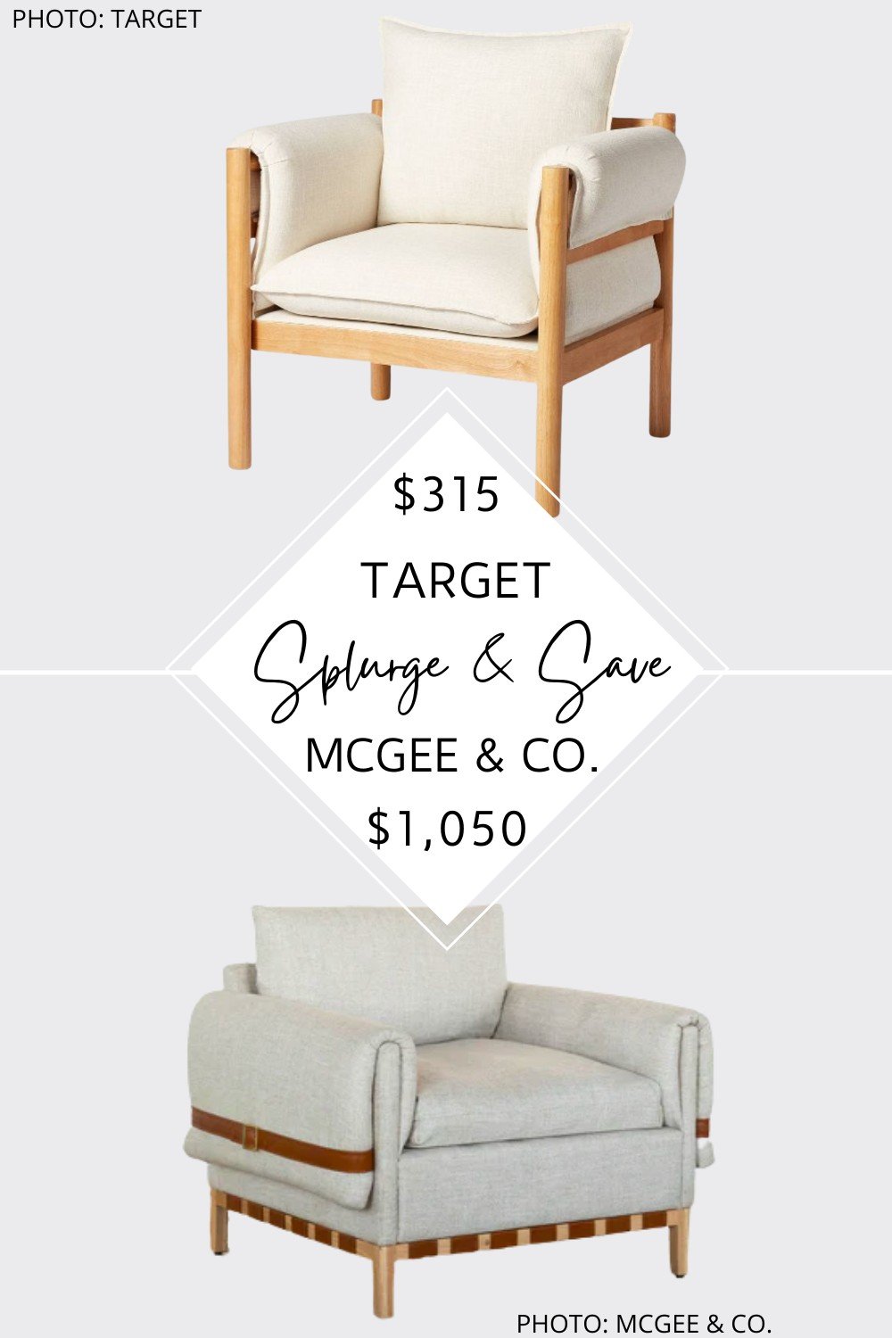 MCGEE AND CO. LYBBERT ACCENT CHAIR DUPE — KENDRA FOUND IT