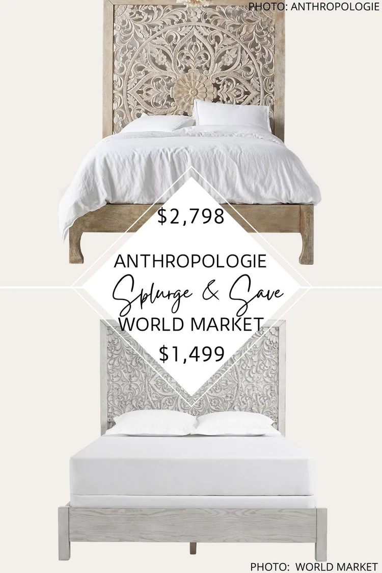 ANTHROPOLOGIE LOMBOK BED DUPE — KENDRA FOUND IT