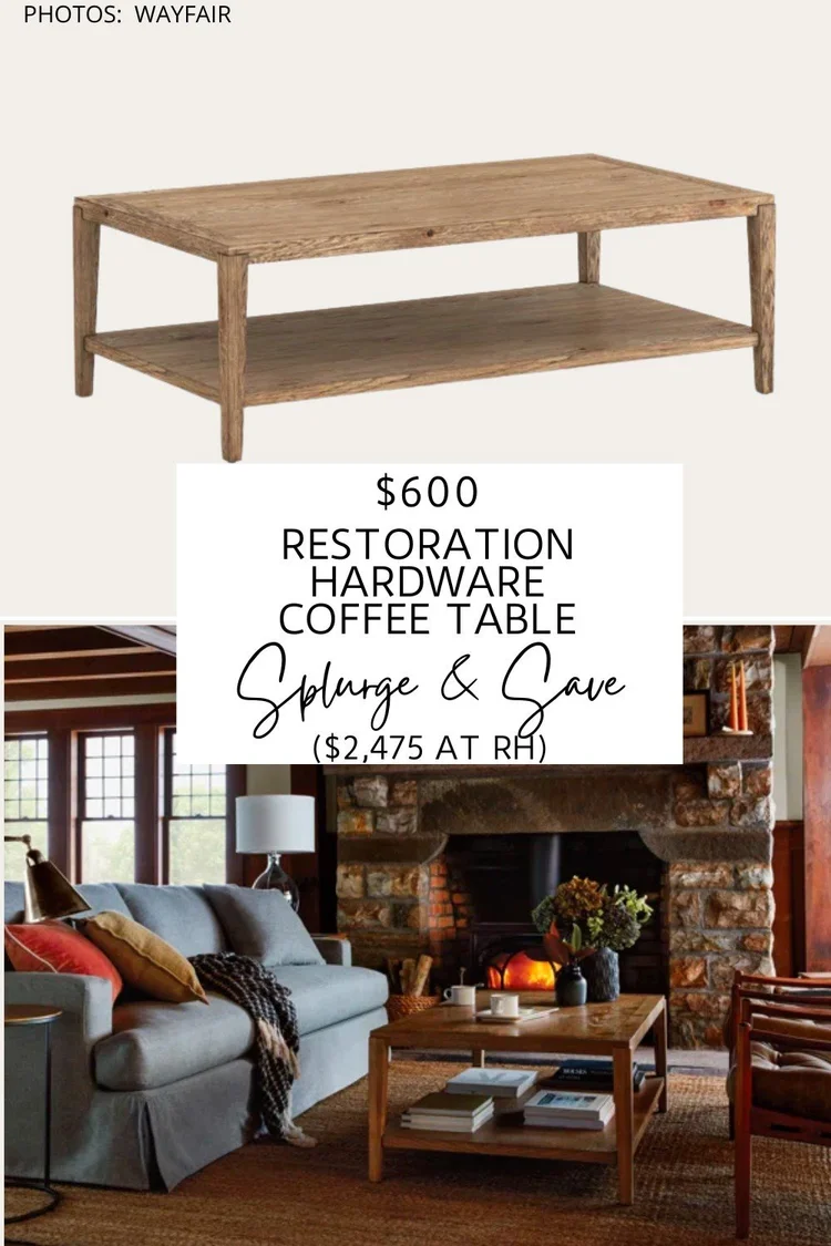 RESTORATION HARDWARE MARTENS COFFEE TABLE DUPE — KENDRA FOUND IT