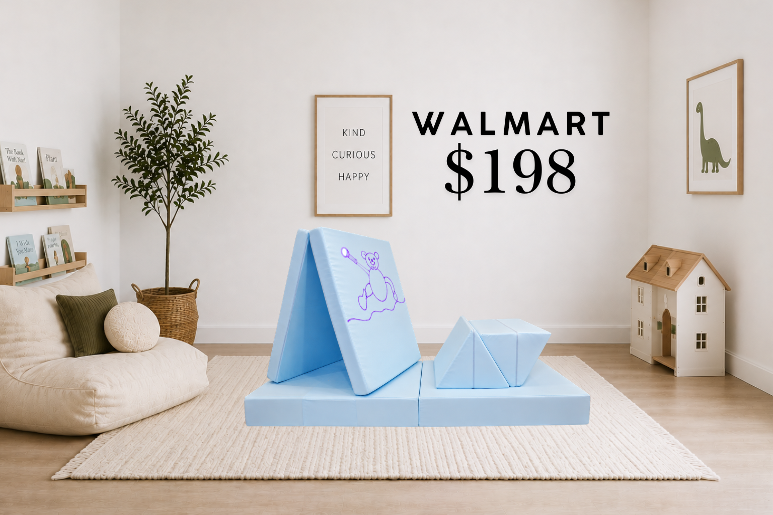 a nugget couch alternative from walmart that you can draw on