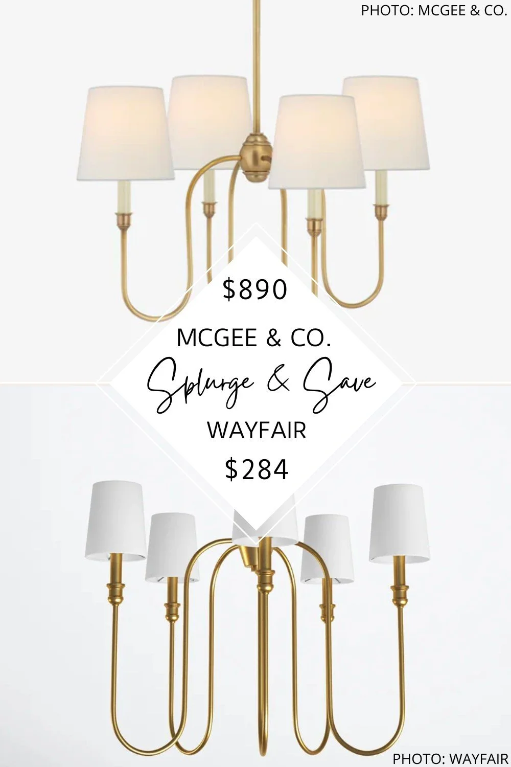 MCGEE AND CO. VENDOME SMALL CHANDELIER DUPE — KENDRA FOUND IT