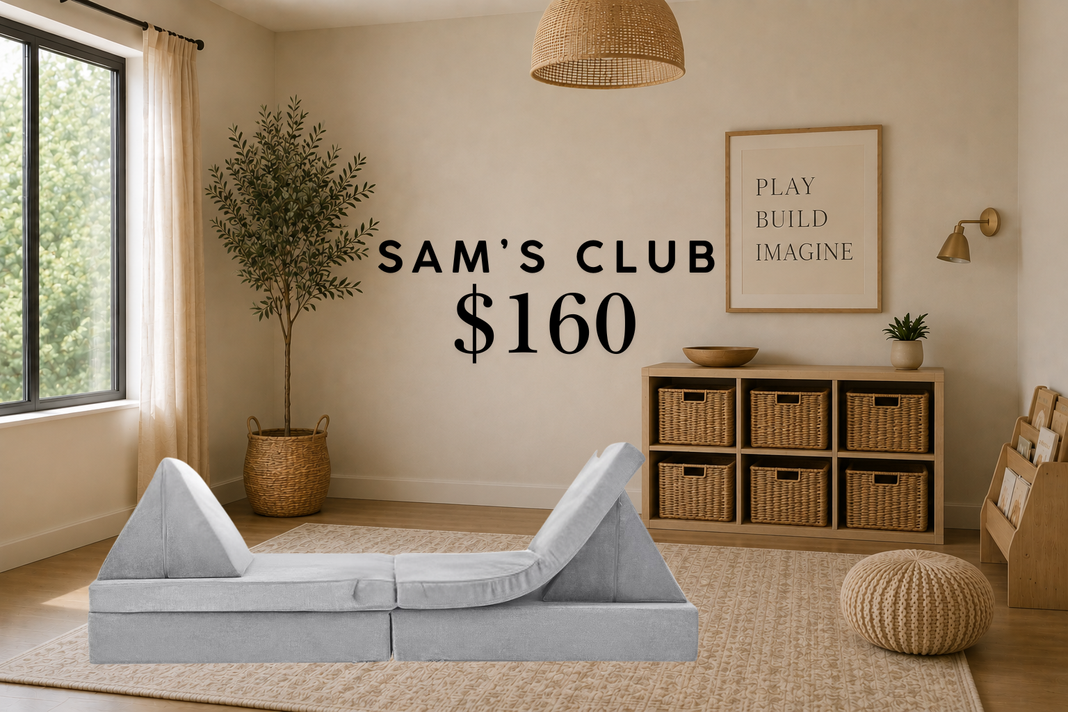 Sam's Club nugget couch dupe