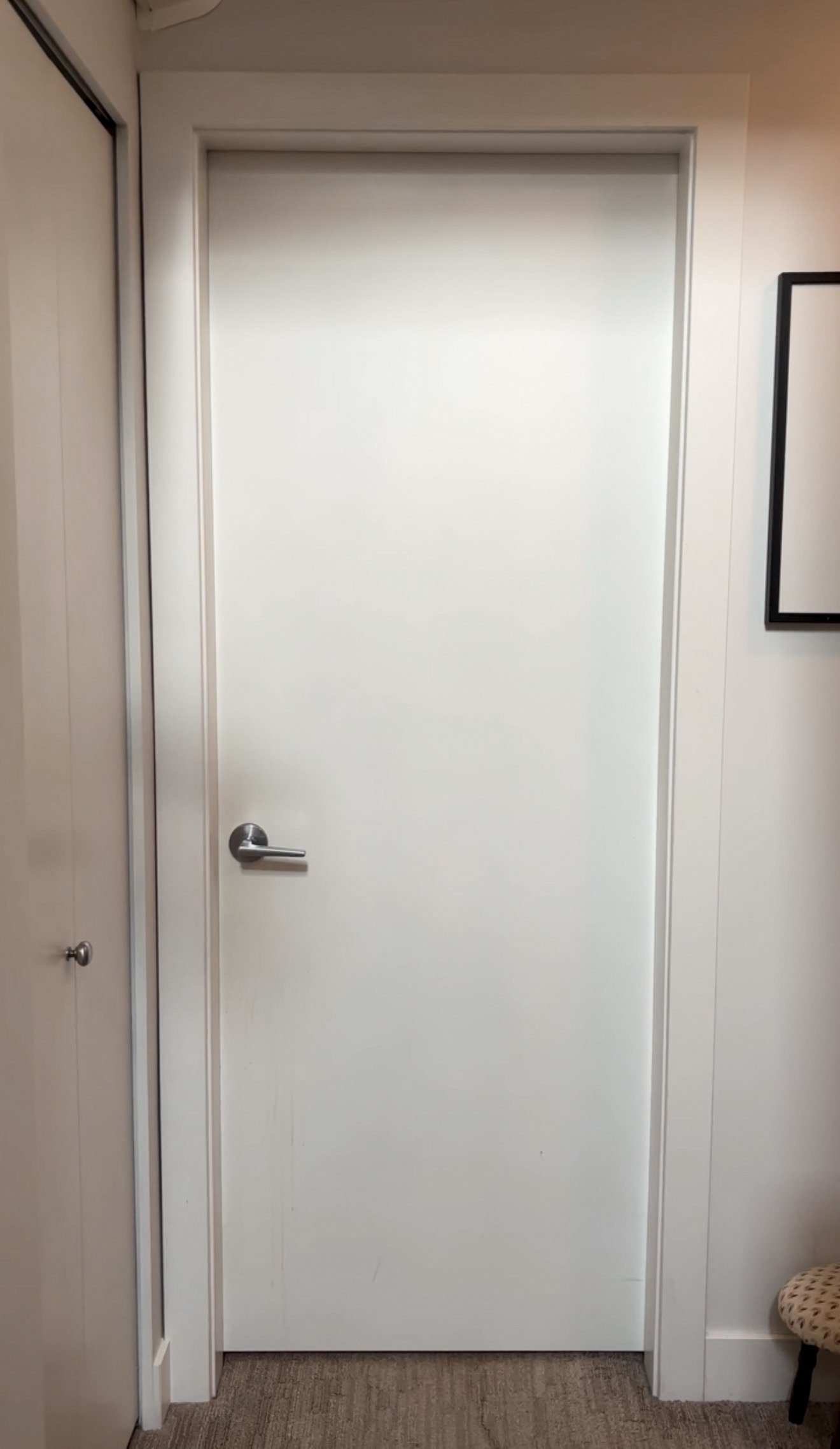 how to paint a bedroom door