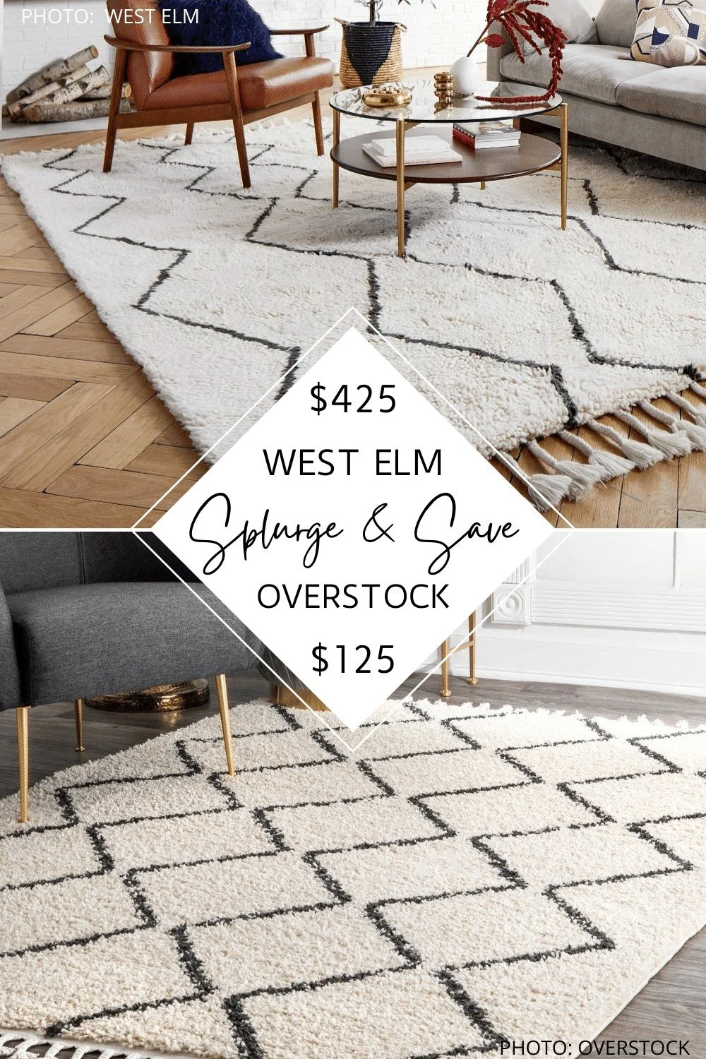 RUGS THAT LOOK LIKE WEST ELM WEST ELM SOUK SHAG RUG COPYCAT — KENDRA