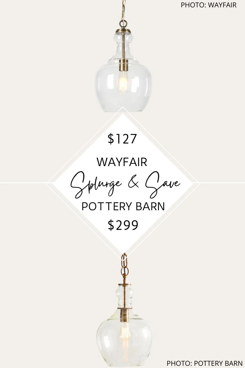 Pottery barn flynn recycled glass pendant hotsell