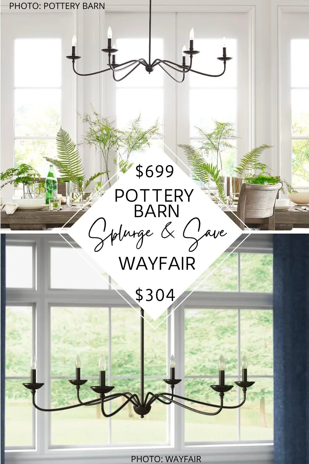 POTTERY BARN LUCCA CHANDELIER DUPE — KENDRA FOUND IT