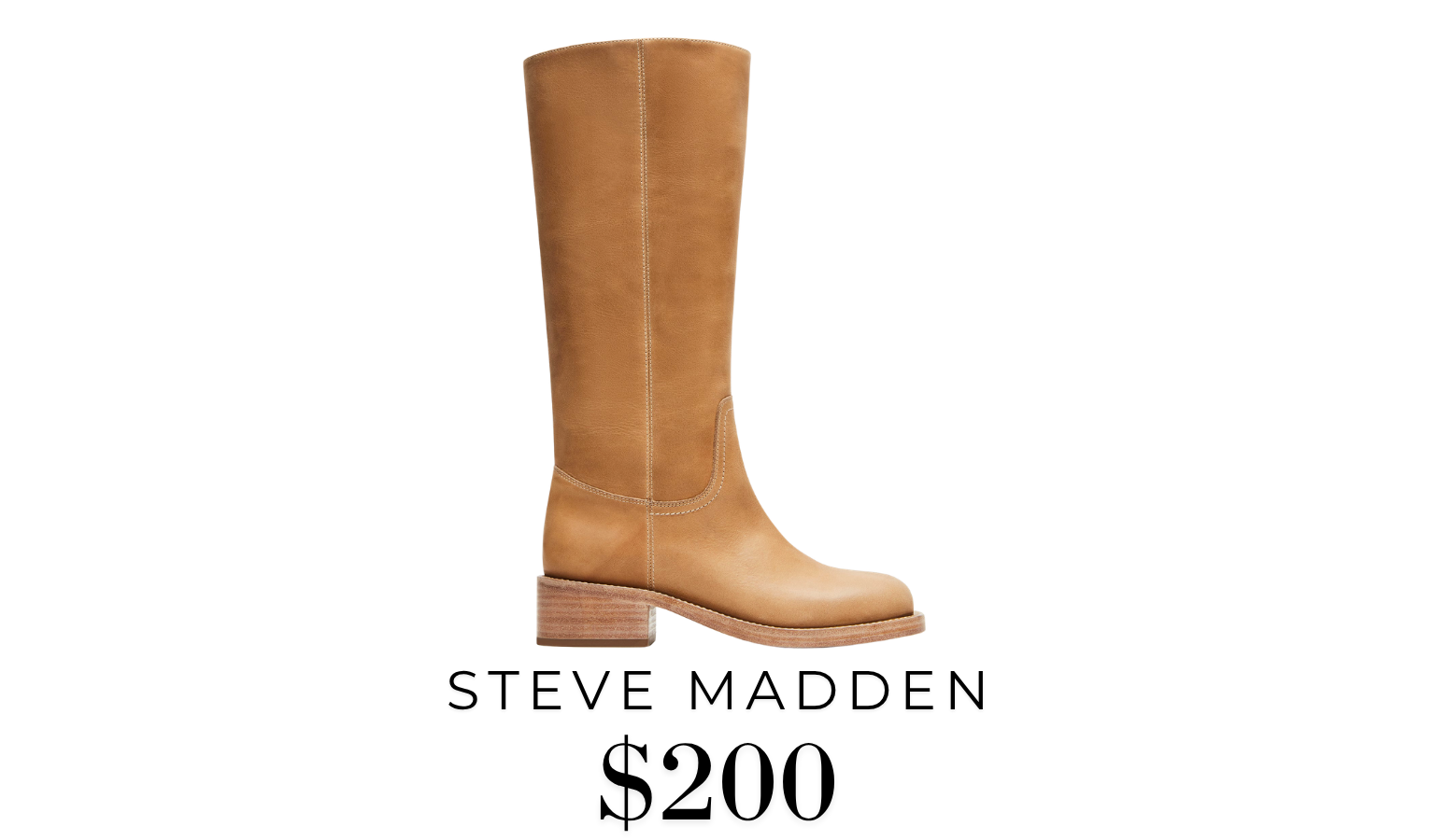 Steve Madden Frye campus boot dupes real leather