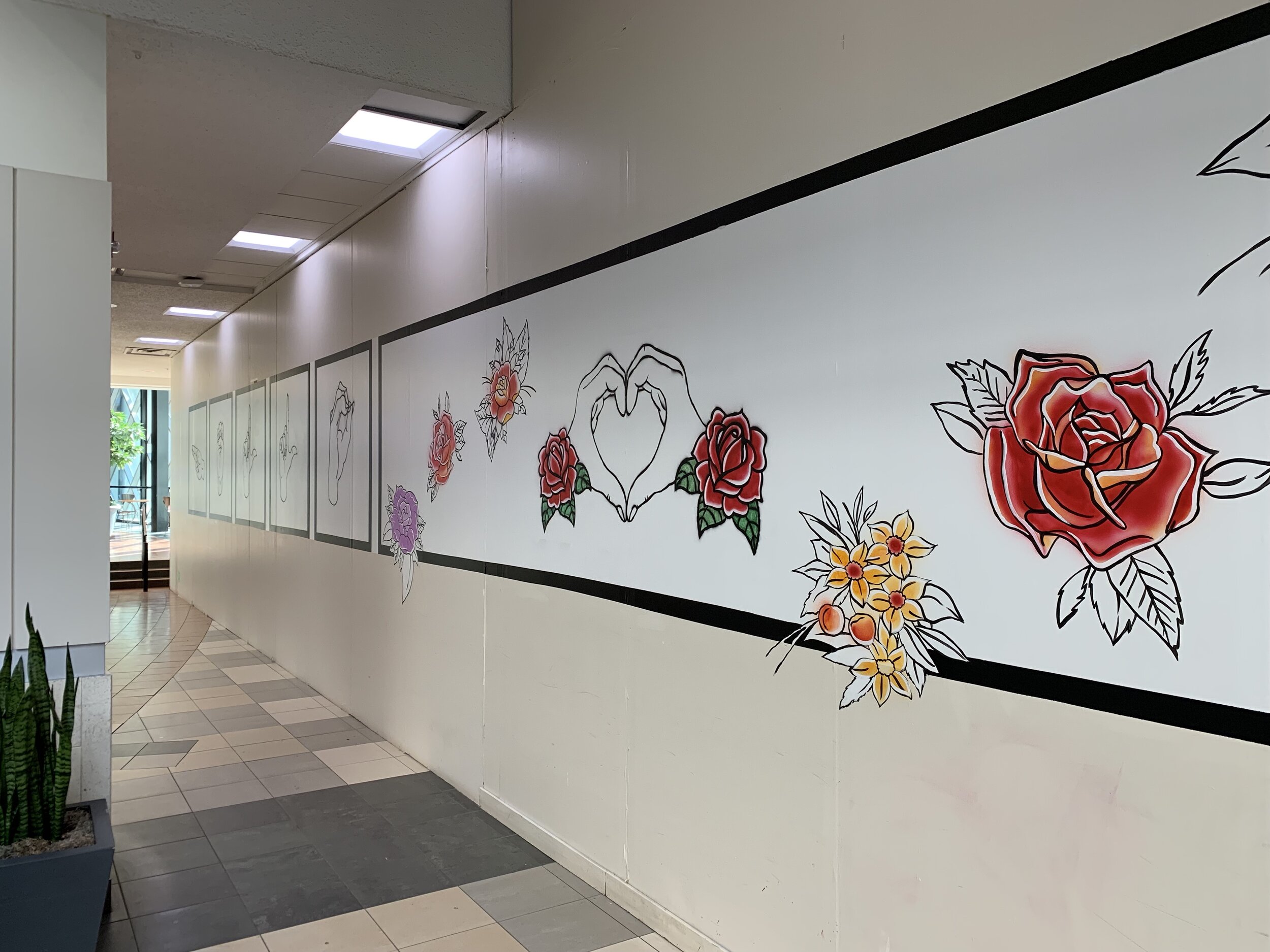 'HELLO GOODBYE' ASL Mural