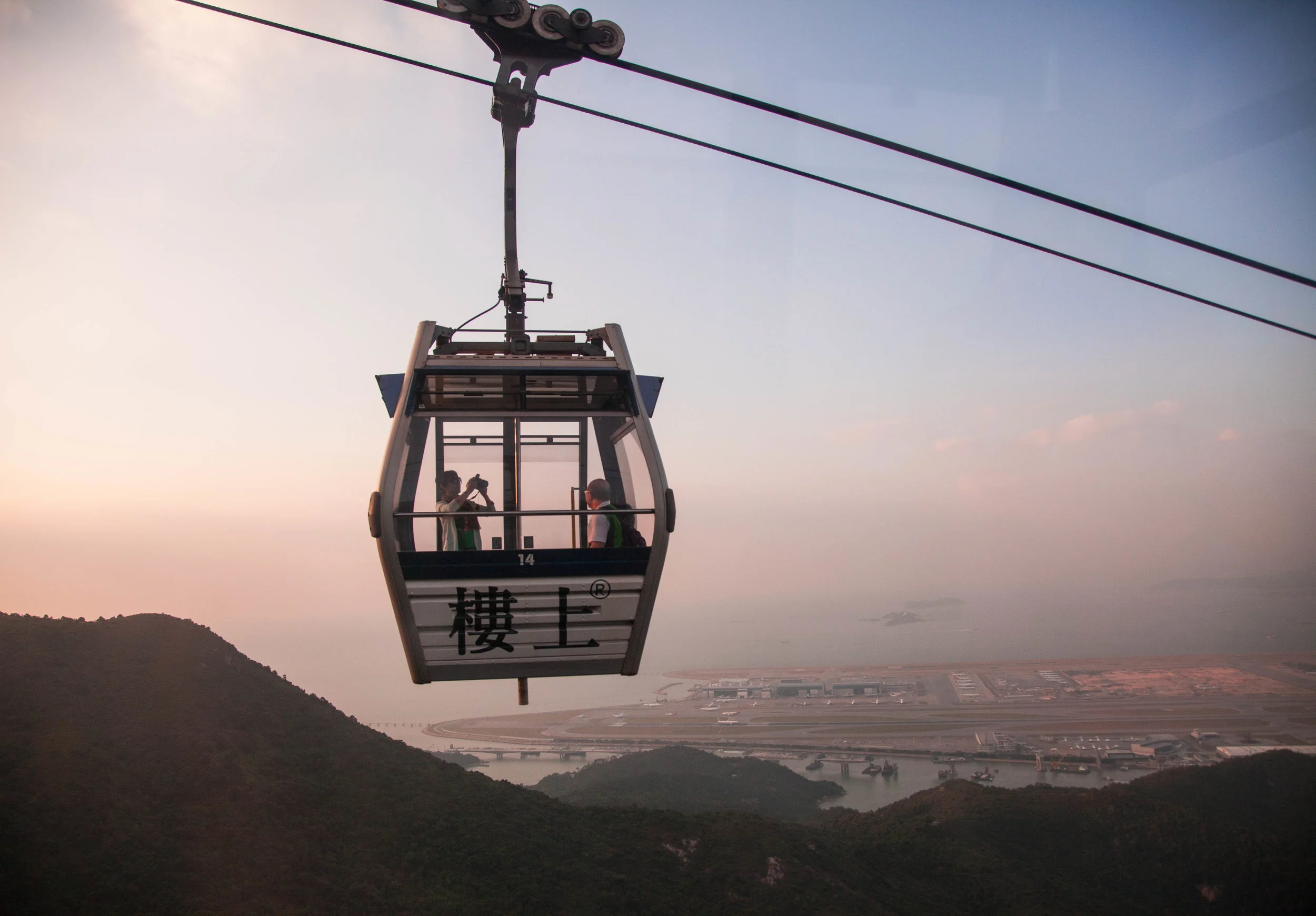 View from the cable car.