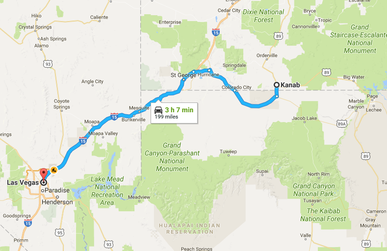 The first major drive of the trip. Done in the middle of the night...*yawn*