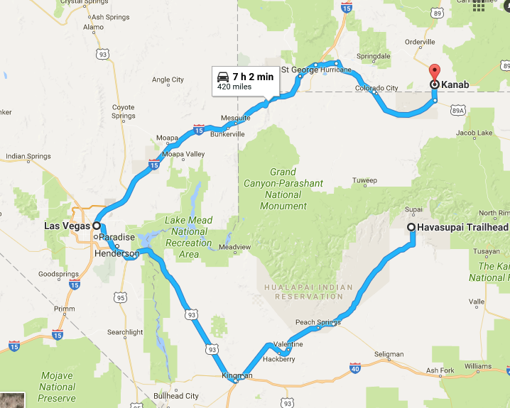 So much driving on this day!