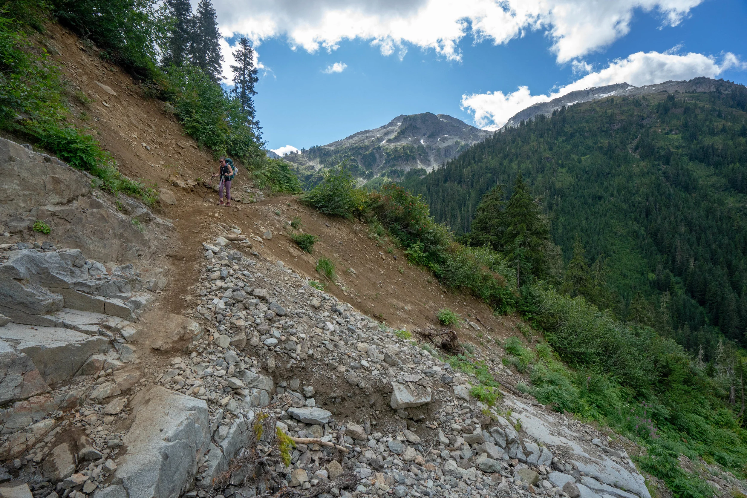 Welcome to hell (the final three miles of this trail)