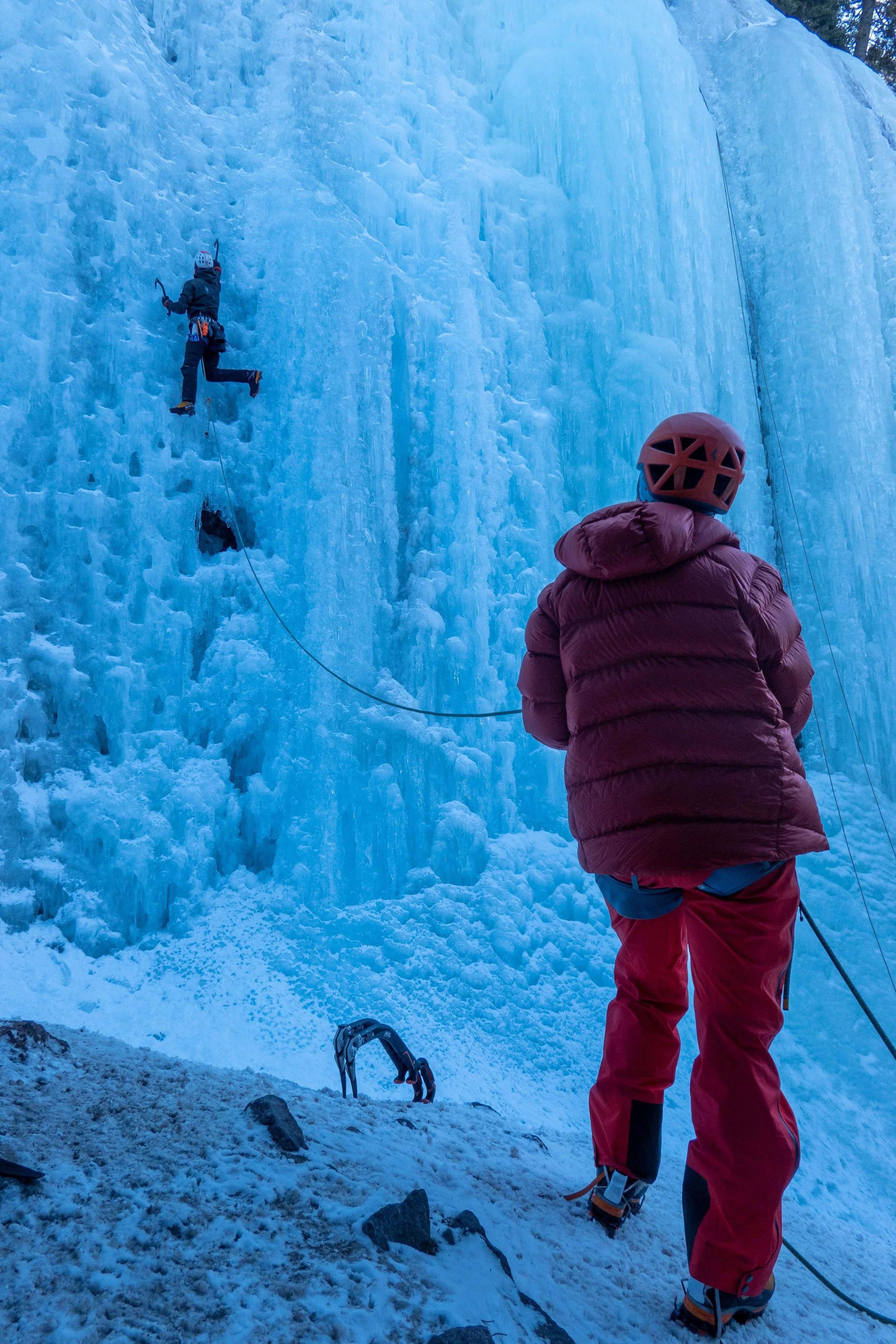 Learning to Ice Climb in Hyalite Canyon