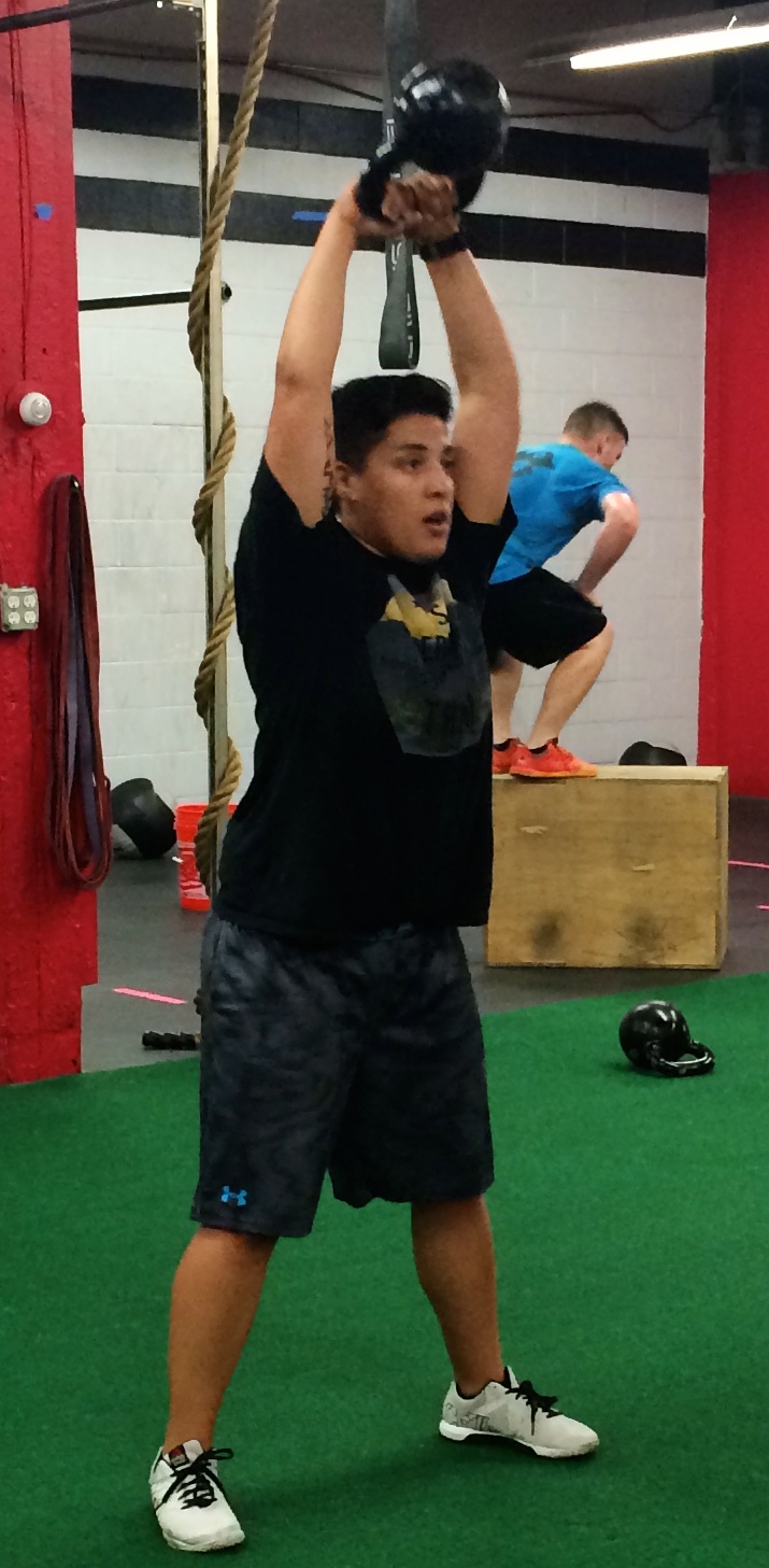 Kris showing laser focus